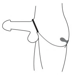 Prostatic Play Rover Silicone Cock Ring And Prostate Plug