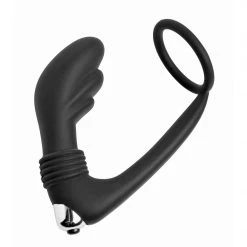Prostatic Play Anal Nova Silicone Cock Ring And Prostate Vibe