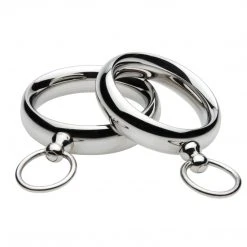 Master Series Lead Me Stainless Steel Cock Ring- 1.95 Inch