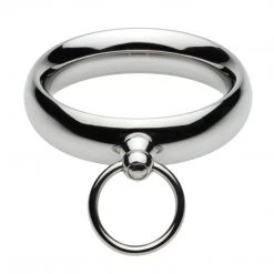 Master Series Lead Me Stainless Steel Cock Ring- 1.95 Inch