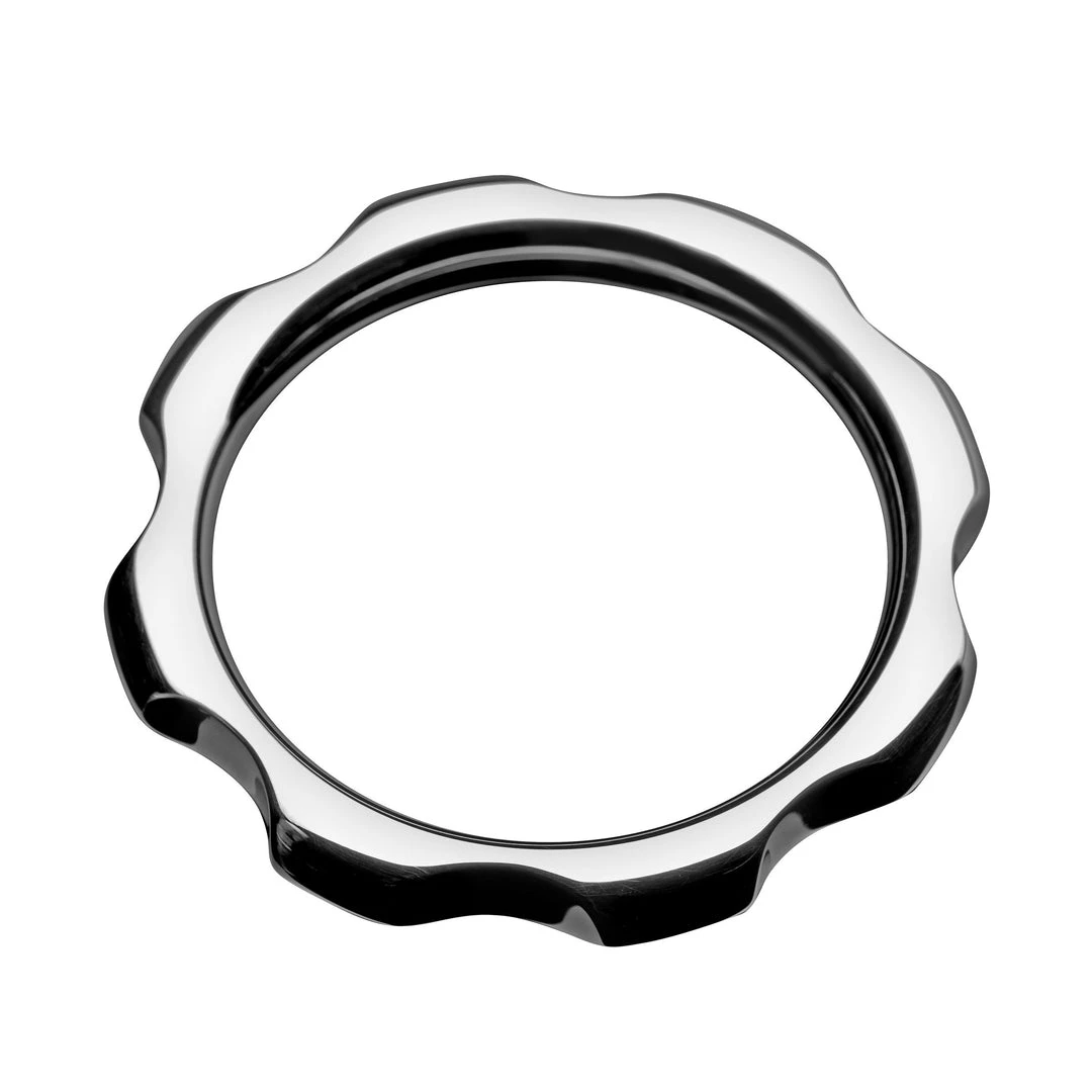 Master Series Penis Pleasure Gear Head Metal Cock Ring- 1.75 Inch 1 Master Series Penis Pleasure Gear Head Metal Cock Ring- 1.75 Inch