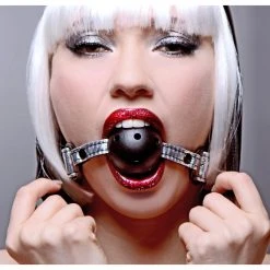 Master Series Platinum Bound Gagged Breathable Ball Gag