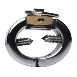 Master Series Fiend Stainless Steel CBT Piercing Chamber- 1.5 Inch BDSM 7 Master Series Fiend Stainless Steel CBT Piercing Chamber- 1.5 Inch BDSM
