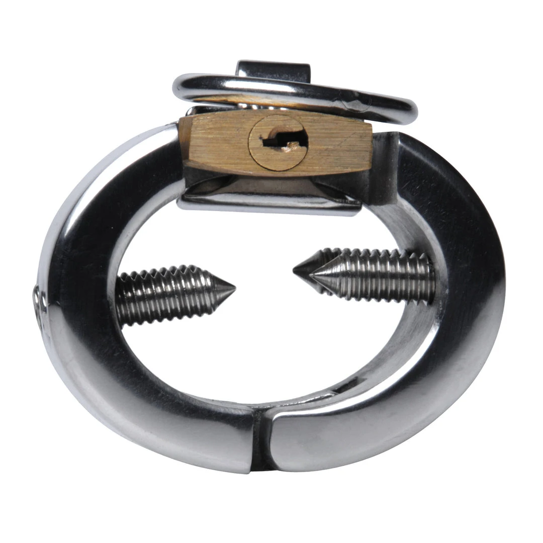 Master Series Fiend Stainless Steel CBT Piercing Chamber- 1.5 Inch BDSM 3 Master Series Fiend Stainless Steel CBT Piercing Chamber- 1.5 Inch BDSM