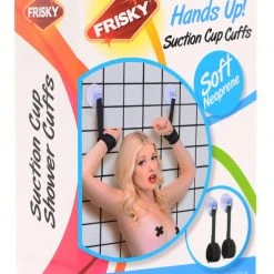Frisky Hands Up! Suction Cup Cuffs