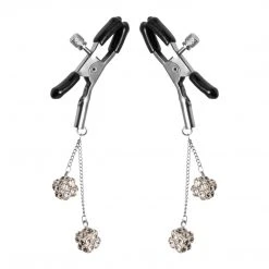 Master Series Couples Ornament Adjustable Nipple Clamps With Jewel Accents 6 Master Series Couples Ornament Adjustable Nipple Clamps With Jewel Accents