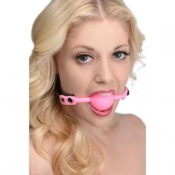 Frisky BDSM Glow Gag Glow In The Dark Silicone Ball Gag