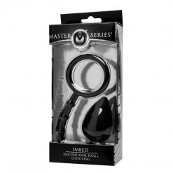 Master Series Imbed Silicone Anal Plug And Cock Ring