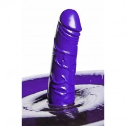 Frisky Sit-and-Ride Inflatable Seat With Vibrating Dildo - BDSM