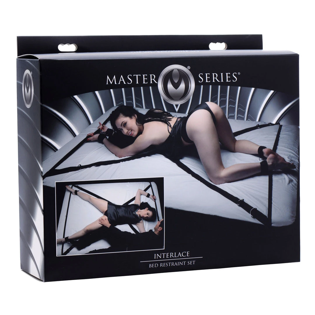 Master Series Interlace Bed Restraint Set 7 Master Series Interlace Bed Restraint Set