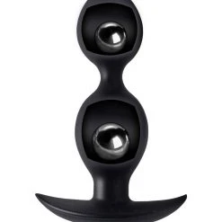 Master Series Orbs Steel Weighted Duotone Silicone Anal Plug