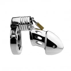 Master Series BDSM Incarcerator Adjustable Locking Chastity Cage