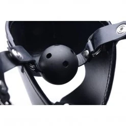 Master Series Pup Puppy Play Hood And Breathable Ball Gag BDSM
