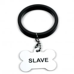 Master Series Recruit Aluminum Cock Ring With 4 Dog Tags