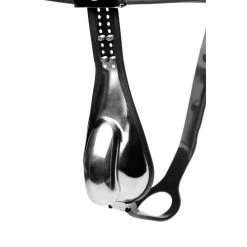 Master Series BDSM Stainless Steel Cock Entrapment Belt