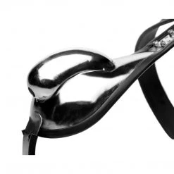 Master Series BDSM Stainless Steel Cock Entrapment Belt