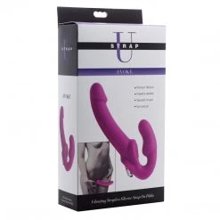 Strap U Dildos & Strap-Ons Evoke Vibrating Strapless Silicone Strap-on Dildo