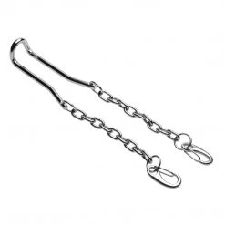 Master Series Hitch Metal Ball Stretcher With Chains BDSM