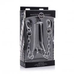 Master Series Hitch Metal Ball Stretcher With Chains BDSM