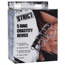 STRICT 5 Ring Chastity Device