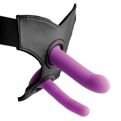 Strap U Incurve Silicone G-spot Duo Dildo Set