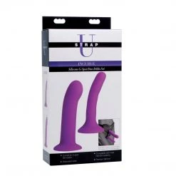 Strap U Incurve Silicone G-spot Duo Dildo Set 7 Strap U Incurve Silicone G-spot Duo Dildo Set