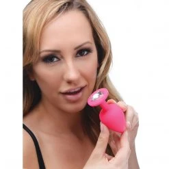 Frisky Pleasure 3 Piece Silicone Anal Plugs With Gems