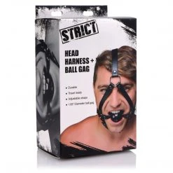 STRICT Head Harness With Inch Ball Gag