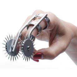 Master Series BDSM Spikes Double Finger Pinwheel