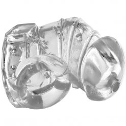 Master Series BDSM Detained 2.0 Restrictive Chastity Cage With Nubs