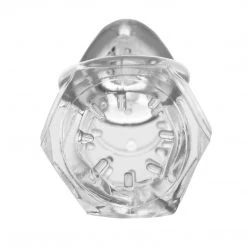 Master Series BDSM Detained 2.0 Restrictive Chastity Cage With Nubs