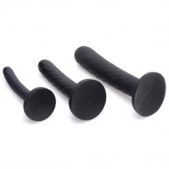 Strap U Dildos & Strap-Ons Trinity Strap-On Silicone 3 Piece Dildo Set –