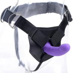 Strap U Flaunt Strap On With Purple Silicone Dildo Dildos & Strap-Ons