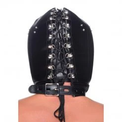 Master Series Muzzled Universal BDSM Hood With Removable Muzzle