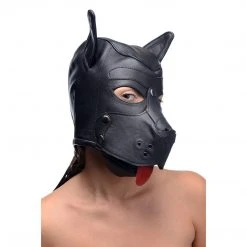 Strict Leather Puppy Hood With Bendable Ears BDSM