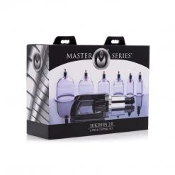 Master Series Penis Pleasure Sukshen 6 Piece Cupping Set With Acu-Points