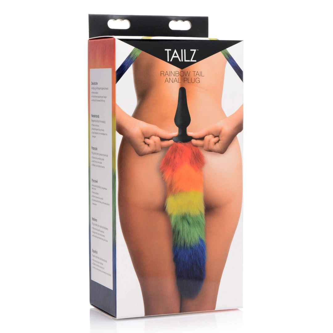 Tailz Rainbow Tail Anal Plug 5 Tailz Rainbow Tail Anal Plug