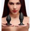 Master Series Duplex Silicone Anal Plug Set