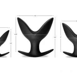 Master Series Ass Anchors 3 Piece Silicone Anal Anchor Set