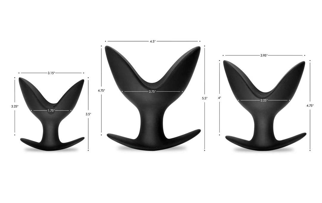 Master Series Ass Anchors 3 Piece Silicone Anal Anchor Set 2 Master Series Ass Anchors 3 Piece Silicone Anal Anchor Set