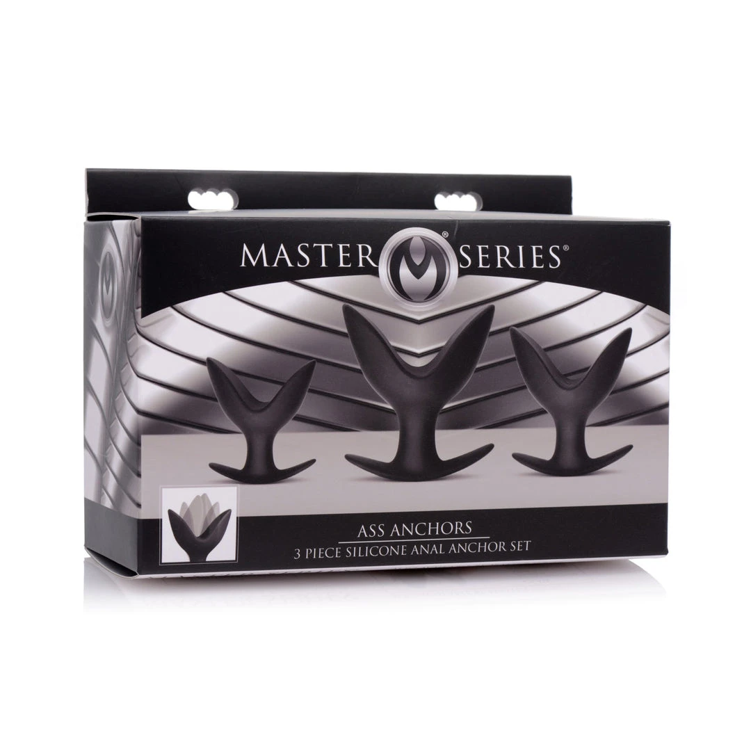 Master Series Ass Anchors 3 Piece Silicone Anal Anchor Set 7 Master Series Ass Anchors 3 Piece Silicone Anal Anchor Set