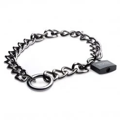 XR Brands Gunmetal Collar With Lock