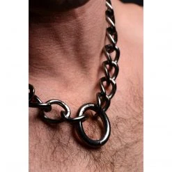 XR Brands Gunmetal Collar With Lock