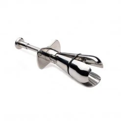 Master Series BDSM Stainless Steel Locking Anal Plug