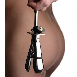 Master Series BDSM Stainless Steel Locking Anal Plug