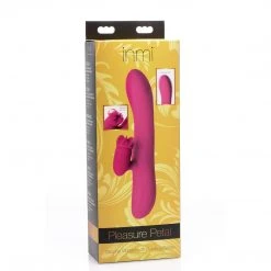 Inmi Vibrators Pleasure Petal Silicone Rabbit Vibrator With Rotating Petals