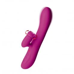 Inmi Vibrators Pleasure Petal Silicone Rabbit Vibrator With Rotating Petals