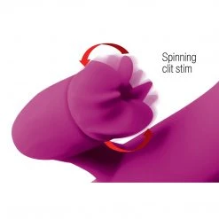 Inmi Vibrators Pleasure Petal Silicone Rabbit Vibrator With Rotating Petals