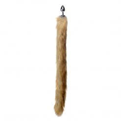 Tailz Extra Long Mink Tail Metal Anal Plug-