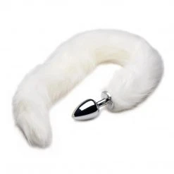 Tailz Extra Long Mink Tail Metal Anal Plug-